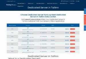 hosting ultraso - Dedicated Server Tallinn