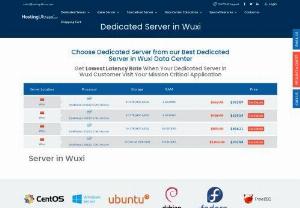 Wuxi Dedicated Server - Choose Dedicated Server from our Best Dedicated Server in Wuxi Data Center Get Lowest Latency Rate When Your Dedicated Server in Wuxi Customer Visit Your Mission Critical Application