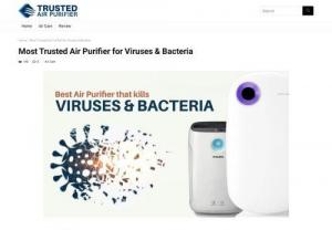 Most Trusted Air Purifier for Viruses & Bacteria - You might have heard about various air borne diseases which are caused due to increasing levels of air pollution. We will be covering the best performing air purifier for viruses and other harmful pathogens.