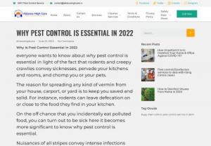 Why Pest Control Is Essential in 2020 - Why pest control services is essential in 2020