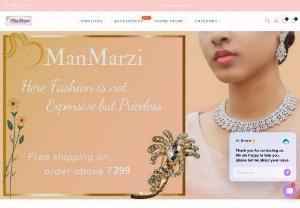 manmarzi - Get the latest trends with the most fashionable jewelry online. Buy Temple Jewellery, Necklace Set, Bangles, Rings, Mangalsutras, Earrings, Bridal Set, Bindi, Hair Band, Comb and many more - Starting at just Rs 5/- COD & free shipping available. Each and every piece is carefully selected to make an unique fashion statement. You can buy fashion jewellery with best quality and lowest price. Here fashion is not expensive but priceless..