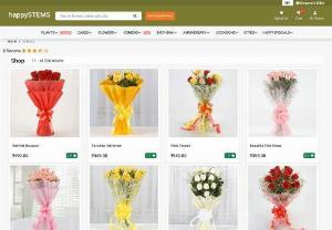Flower Delivery in Kolkata, Send Flowers Online to Kolkata - Send flowers bouquet online with happySTEMS in Kolkata. Same Day, midnight & doorstep flower delivery available.