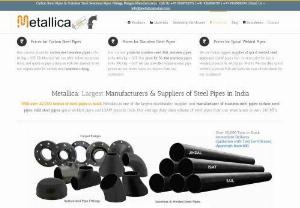 The Steel Pipes Factory - Metallica is one of the largest stockholders and suppliers of steel pipes, tubes, flanges, pipe fittings, etc at competitive prices. We are a pioneer in the stainless steel pipes, carbon steel pipes and alloy steel pipes manufacturing and processing industry. Our products are exported to over 70 countries across the world, while in India we have supplies to even the remote areas.