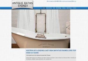 Antique Baths Sydney - Some might remember Nana baking the Sunday roast in the Early Kooka Stove. Today Antique Baths Sydney, not only restoring clients OWN Cast Iron Baths, kitchen sinks, pedestal basins - Antique Baths fully restore the Early Kooka Stoves, AGA or Rayburn or cast iron wood burning stoves. Antique Baths Sydney are the leading company and ONLY company in Australia restoring cast iron items using vitreous enamel which is Acid & Alkali resistant, fired at approximately 850C, in the purpose built...