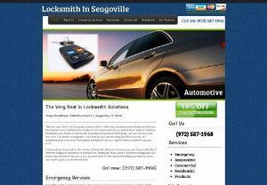 Locksmith In Seagoville - We specialize in commercial, residential and automotive locksmith services at Locksmith in Seagoville. With so much to offer to our customers in the way of products and services, we will be able to provide you with the help that you need. At Locksmith in Seagoville, our locksmith technicians are qualified to help you with your toughest and most challenging locksmith needs. We do the job that other locksmiths cannot.