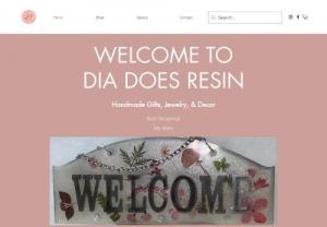 Dia Does Resin - We focus on handcrafted resin gifts, accessories, and jewelry items.handcrafted, handmade, resin, jewelry, gifts, accessories, keychains, home decor