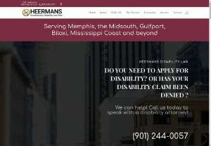 HEERMANS SOCIAL SECURITY DISABILITY LAW FIRM - Heermans Disability offers personalized, Social Security Disability representation services throughout the Mid-South, Texas, and elsewhere. We don\'t use call centers, and your attorney is involved with your claim every step of the way.
