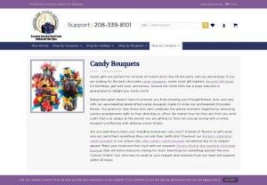 Candy Bouquets - Are you in search of sweet bouquets of candy to offer unexpected gift lover of your life? Having the overflowing wonderful treats,  they are perfect gift for any occasion! Shop amazing candy bouquets from us to gift your friends and loved ones. Browse through our site to have a look at different perfect candy bouquet best fit for your significant other.