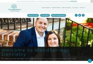 WoodSprings Dentistry Spring - Your search for a trained dentist in Spring,  Texas at Woodspring Dentistry - the area's top dental clinic offering all general and cosmetic dentistry services. The dentists here make use of technology equipment and make sure that no compromise is ever made on the treatment services and that the best in class services are made available at all times. James and Samantha are able to provide dentistry that is comfortable,  reliable,  and predictable.