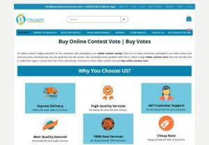 Buy Online Contest Vote - Buy Online Contest Vote came in an existence in the year 2012 with a look to help customers to win online contests. Todays ecommerce continuity, it is very important to deliver what is given away. With the same formula we have helped many of our customers to win the online contests.

We bank on in perpendicular by our commitments and achieving results within the deadlines. Buy Online Contest Vote is a youngster, dynamic, active team devoted to joy its customers through various services.