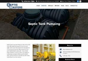 Septic Masters - Septic Tank Pumping - Septic Masters is the best in the business. If you need septic tank repair, pumping, or service, reach out to your team today and we\'ll take care of you.