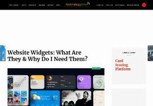 Website Widgets: What Are They & Why Do I Need Them? - Website widgets are one such solution that has a lot of potential for growth & website performance improvement. Read the benefits of using Website Widget.