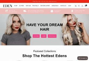 Eden Hair Extensions - Leaders in Hair Extensions! At Eden Hair Extensions we provide 100% human hair extensions. Clip-ins + Tape extensions. Celebrity worn. Come explore our range today!