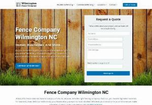 Fence Company Wilmington - Fence Company Wilmington NC Homes, Businesses, And More

Are you in the Wilmington, North Carolina area looking for a new fence? Whether you need a commercial, residential, or industrial fence, we have what you need. Give us a call today.