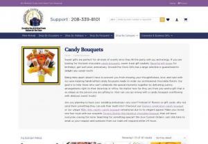 Candy Bouquets - Delightful gifts are perfect for all kinds of events since they fill the party with joy and energy. If you are looking for the chocolate candy bouquets, sweet treat gift baskets, flavorful gift boxes for your friend\'s birthday. We have a large collection of candy bouquets gifts for your friend\'s birthday, father\'s day, Mother\'s day. On every occasion, you can send him/her to make them feel happy and excited.