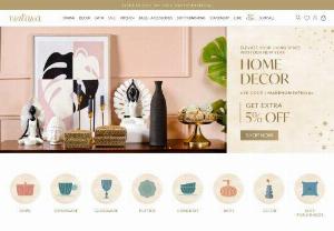Online Home Decor - Home Decor sale online. Nest asia offers a wide range of Home decor items - Vases, Jewellery collection boxes, decorative plates, printed mugs, dinner sets etc