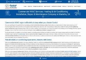 Heating Repair Marietta - Looking for an air conditioning & heating repair contractors/companies in Marietta, GA? Central Heating and Air Conditioning is a professional top rated heating & cooling Repair Company in Marietta, GA. They provide residential and commercial HVAC & AC repair services at affordable cost. Call now at (404) 261 - 2280 to schedule a visit.