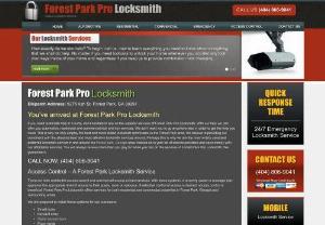 Forest Park Pro Locksmith - When you look to Forest Park Pro Locksmith for your lock and key needs, you can be certain that the job will be exactly what you want. We offer you affordable and efficient services from professionally trained locksmith technicians. When you require the services offered by an automotive, commercial and residential locksmith service, contact Forest Park Pro Locksmith. Get the quality of services that you deserve by letting us know how we can help you.