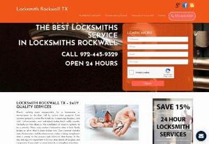 Locksmith Rockwall TX - If it\'s a professional locksmith you need, look no further: our professional locksmiths are qualified individuals who can assist you with a variety of lock and key solutions. Call Locksmith Rockwall TX today!