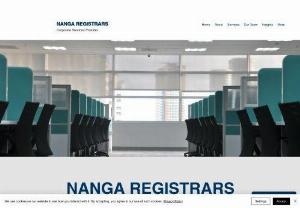 Nanga Registrars - Nanga Registrars is a corporate services provider based in Nairobi Kenya that provides tailor-made corporate services to businesses like yours. Our expert professionals will partner with your business to deliver practical solutions, fast.