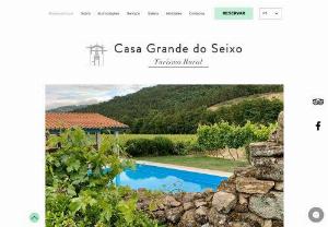 Casa Grande do Seixo - Rural Tourism - Excellent accommodation in the north of . Casa Grande do offers , double and triple rooms with and pool .
It is one of the pearls of wine in .
Make your reservation with us now!