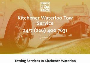 Truck On Route - We\'re glad to be Kitchener waterloo\'s most dependable towing service. When you\'re looking for a cheap tow truck services near me, we can bring you that 24-hour tow truck that you need. If you have any issues with a vehicle, whether it\'s a car, heavy equipment, or a motorcycle, Truck ON Route\'s Kitchener towing service is ready to help.
