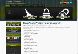Turner\'s Locksmith - Have you been looking to hire a trusty locksmith? Fairless Hills locksmith mobile professionals here on staff at Turners Locksmith are your absolute go-to Fairless Hills locksmiths! Whenever you discover youve been locked out ~ of your car, your home, or your commercial property ~ dont worry one bit, because our expert mobile Fairless Hills locksmiths are always at the ready to bring just the help you need! CALL NOW! Well arrive immediately!