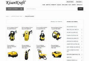 Pressure washer supplier in Bangalore, India - We make the top tier pressure washer that can eliminate soil more productively than a brush. Our weight washer basically contains 2 Types of Gun,  Soap Can,  High-Pressure Hose. Our product makes a Maximum Pressure: 15.5 MPa and Cleaning Pressure: 11 MPa (roughly). It has an info intensity of 230 volts(approximately). We at KisanKraft guarantee you that we give simply the best quality items both regarding force and toughness. Our product can be trusted in light of the fact that we make...
