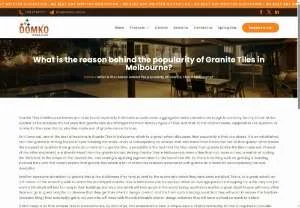 Screenshot of Granite Tiles in Melbourne