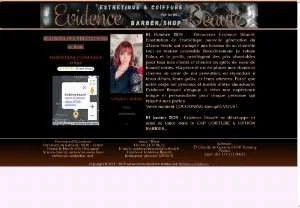 Screenshot of Evidence Beauty: Beautician Services
