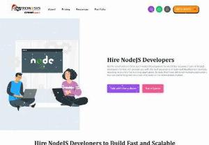 Hire Node JS developer - Hire Node JS developer from Dev Technosys to build best web-apps at affordable rates. Our experienced & professional Node JS programmers provide best outcome.