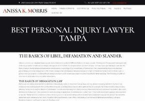 Best Personal Injury Lawyer Tampa  -  Anissa K. Morris - For more information about filing a wrongful death attorney Wesley Chapel claim or to acquire the services of one of the Best Personal Injury Lawyer Tampa in all of Florida, contact Anissa k. Morris, ESQ. today