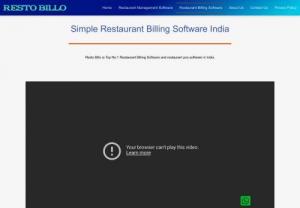 Restaurant Billing Software - Resto Billo Restaurant Billing Software is Simple Restaurant Billing Software in India. simple to manage your restaurants billing, Sales, and invoices.