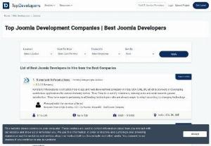 Top Joomla Development Companies Reviews - A thoroughly researched list of top Joomla developers with ratings & reviews to help find the best Joomla development companies around the world.