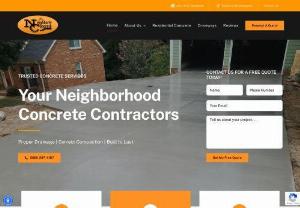 Neighborly Concrete - Work with a reliable, and friendly, neighborhood concrete contractor. || Address: 129 Carolina Ct NE, Concord, NC 28025, USA
|| Phone: 980-297-4187