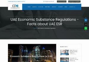 UAE Economic Substance Regulations - The ESR was introduced as part of the UAEs dedication as a member of the OECD Inclusive Framework and in regards to an evaluation of the UAEs tax framework on Business Taxation by the European Union Code of Conduct Group. CDA Accounting and Bookkeeping Services LLC safeguard the companys interests by complying with the Economic substance Regulations.