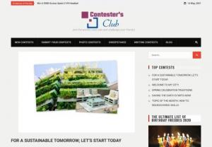 Contester\'s Club - Contester.club is all about sharing ongoing Photography Contests, Giveaways, Writing Contests, free stuff and anything that you can enter to win from all around the world