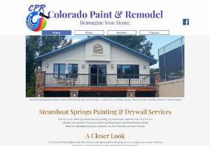 Colorado Paint and Remodel - Everything you need to re-imagine your Colorado home. Interior/exterior paint and stain; custom woodwork,  doors,  trim and decks; plumbing & fixtures; drywall repair & remodels. Real solutions and quality craftsmanship for all your home/commercial repair and remodeling projects.