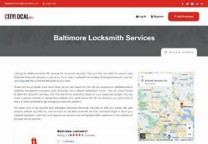The best affordable locksmiths service in Baltimore MD - Searching for dependable locksmith administrations? CityLocal Pro has recorded for you top nearby moderate locksmith administrations in Baltimore MD. On the off chance that you need a private locksmith in Baltimore, you can visit CitylocalPro to locate the best experts around.
