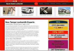 Quick Assist Locksmith - Quick Assist Locksmith will always be willing to assist with your residential, commercial and automotive locksmith service needs. There are many different reasons for you to rely on a locksmith, some of which you may not even be familiar with. Dont assume that we cant and will not handle any lock or key issue you encounter, no matter how small the problem may appear to be. We are always willing to help you no matter how big or small the problem may be.