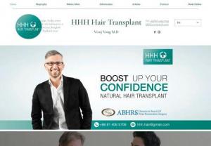 HHH Hair Transplant - Dr.Viroj Vong hair surgeon expert with more than 30 years experienced and 3,000 plus case on hand.