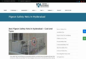 Pigeon Safety Nets in Hyderabad - Pigeon Safety Nets in Hyderabad we are fixing anti aircraft networks,anti-pigeon nets to prevent birds or pigeons from entering their balcony and causing problems