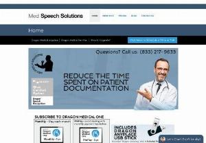 Med Speech Solutions - Sales of Dragon Medical One and other medical dictation software and hardware. Med Speech Solutions, Dragon Medical One, Medical Dictation, Medical Transcription, Medical Speech Recognition, EHR, EMR