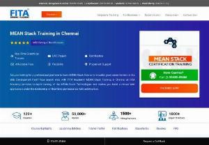 MEAN Stack Training in Chennai - Mean Stack is the version of the combination of MongoDB, Express.js, and Angularjs and Node JS. Mean Stack can be used to create the application with the use of the code. Are you looking for MEAN Stack Training in Chennai? FITA is the best leading institution for learning, MEAN Stack Certification Course. Our trainers are with real-time experience in the IT industry, they are from a leading MNCS company. We offer certificates and placement for all students.