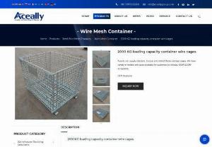 container wire cages - Aceally can supply standard, Europe and United States storage cages. We have variety of models and sizes available for customers to choose, OEM &ODM acceptable.