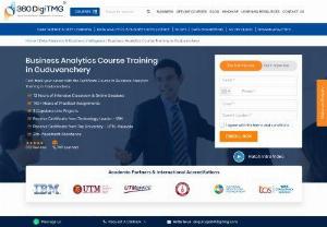 business analytics training in guduvanchery - the best business analytics training in guduvanchery is 360DigiTMG for online and offline classes in guduvanchery.
360DigiTMG the top institute in guduvanchery providing real time faculty with course material with 100% placement support.