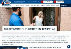 Rooter Hero Plumbing of Tempe - If you have been searching for a licensed plumber in Tempe then visit Rooter Hero Plumbing of Phoenix. Our licensed plumbers are ready to help solve your plumbing mysteries. We offer professional leak repair, fixture upgrades, pipe replacements and other services that can help you avoid further damage.