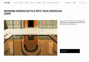 Moroccan Zellige Tiles - Hunting for the best Handmade Moroccan Tiles and Moroccan Zellige Tiles in Los Angles? Visit Zia Tile, the company offers wide range of Moroccan Zellige and Moroccan Style Tiles in Los Angeles.