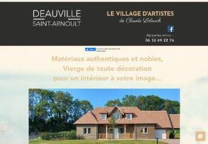 Claude Lelouch\'s Artist\'s Village - How about moving to Normandy? For you, we are building 14 high-end Anglo-Norman villas with panoramic views 5 minutes from Deauville.