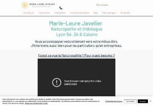 Marie-Laure Javelier - Naturopath - Online session, Lyon and Caluire office, at your home. Individuals and businesses.